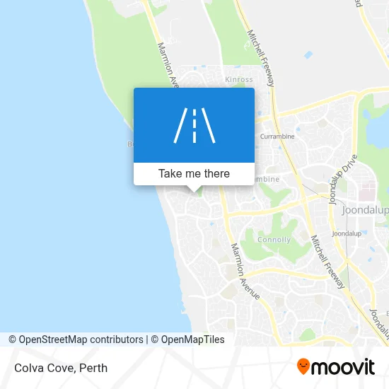 Mapa Colva Cove