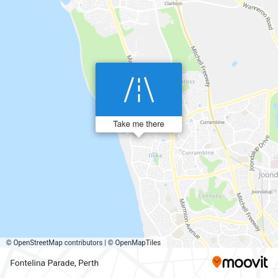 Fontelina Parade map