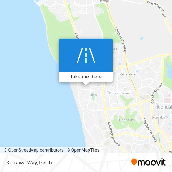 Mapa Kurrawa Way