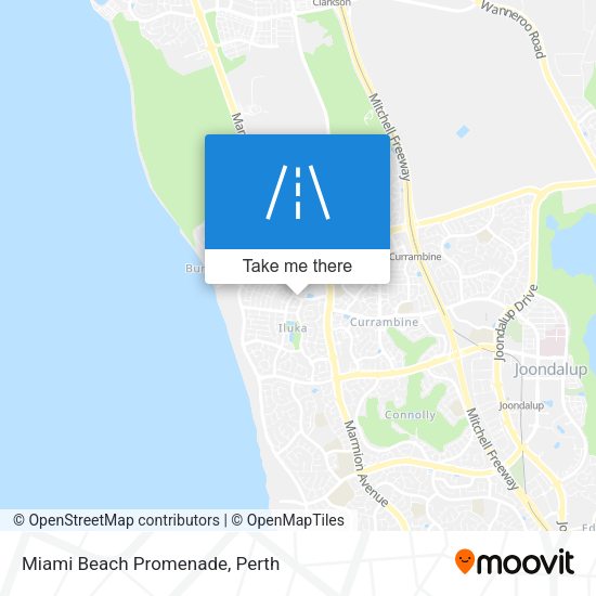 Miami Beach Promenade map