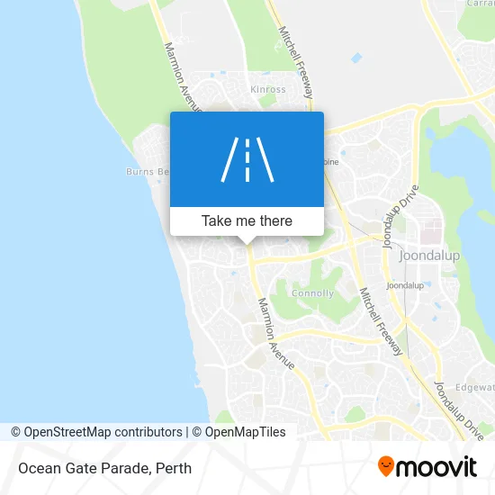 Mapa Ocean Gate Parade