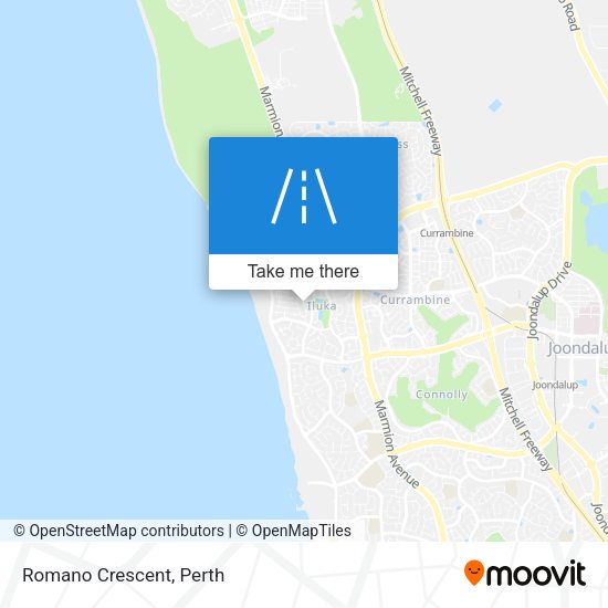 Romano Crescent map