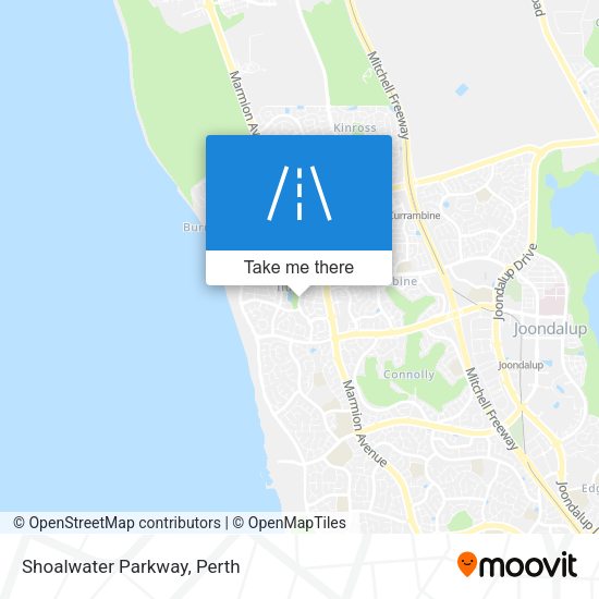 Shoalwater Parkway map