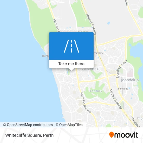 Mapa Whitecliffe Square