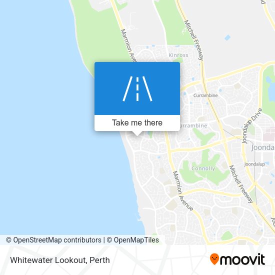 Whitewater Lookout map
