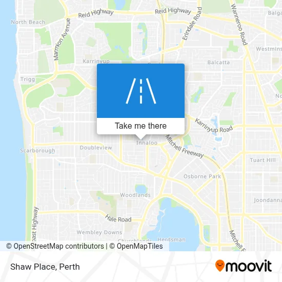Mapa Shaw Place
