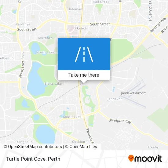 Mapa Turtle Point Cove