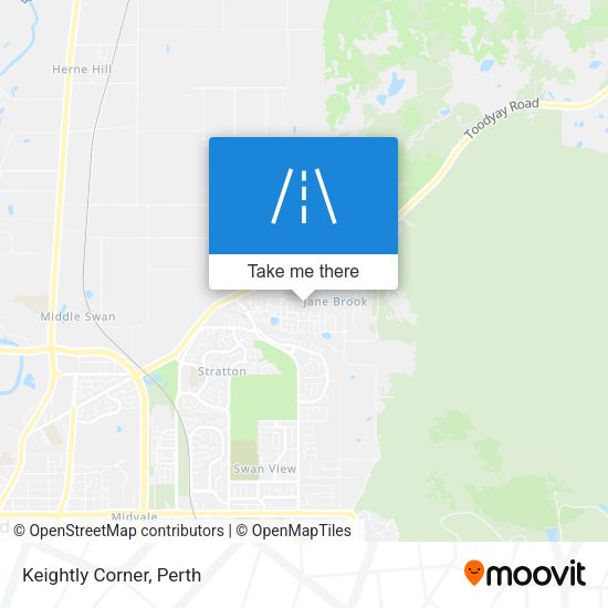 Keightly Corner map