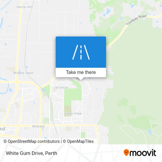 White Gum Drive map