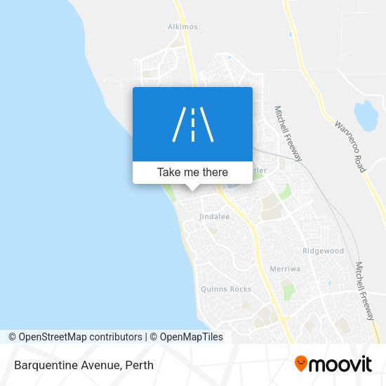 Barquentine Avenue map