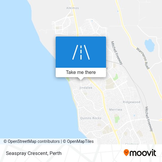 Seaspray Crescent map