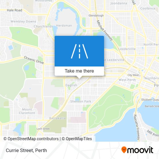 Currie Street map