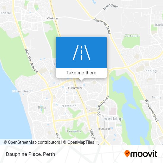 Dauphine Place map