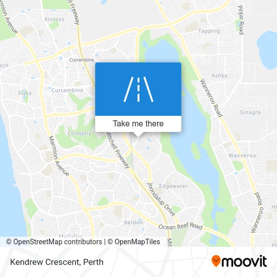 Kendrew Crescent map