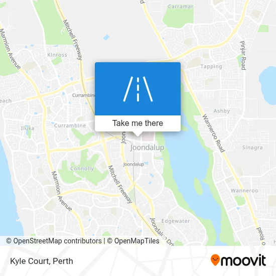 Mapa Kyle Court