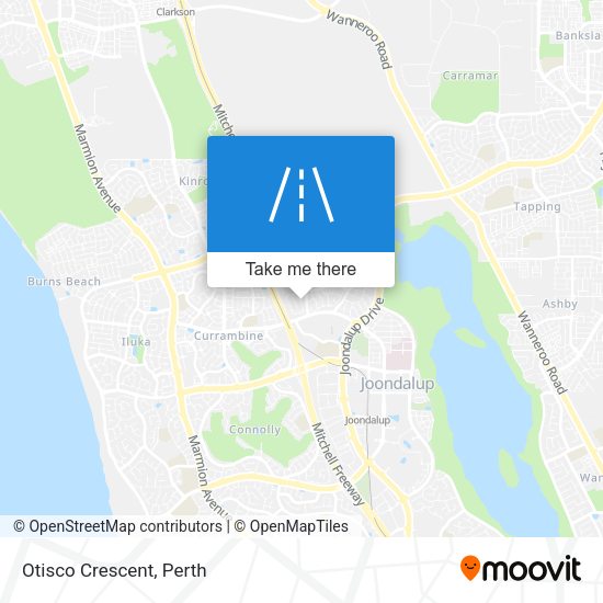 Otisco Crescent map