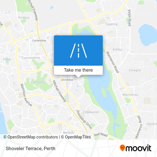 Shoveler Terrace map