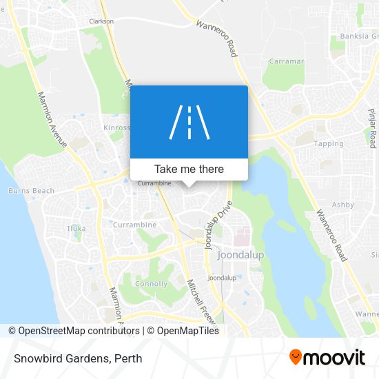 Snowbird Gardens map