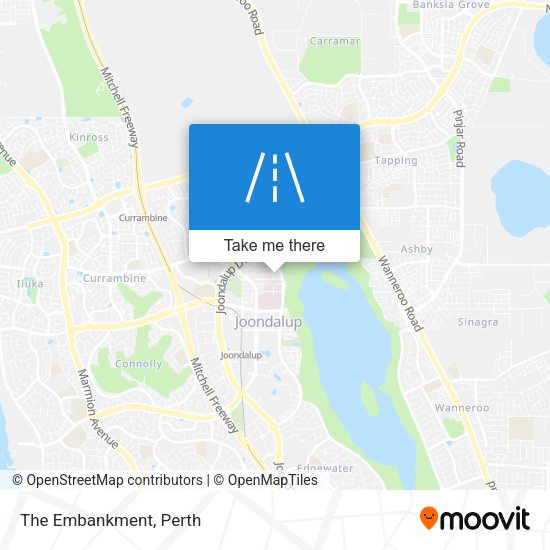 The Embankment map