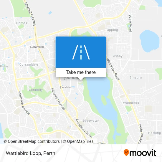 Mapa Wattlebird Loop