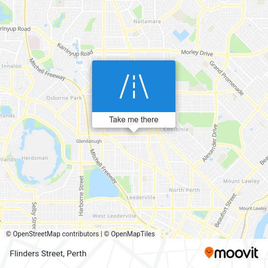 Flinders Street map