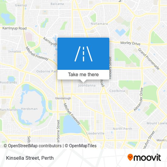 Kinsella Street map