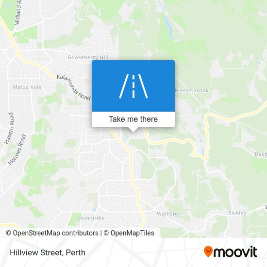 Hillview Street map