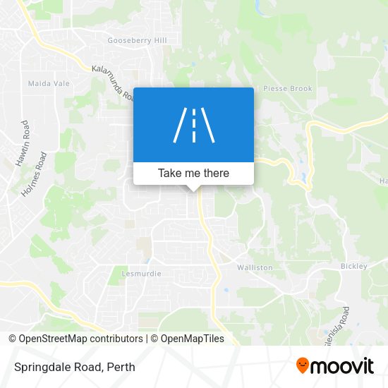 Springdale Road map