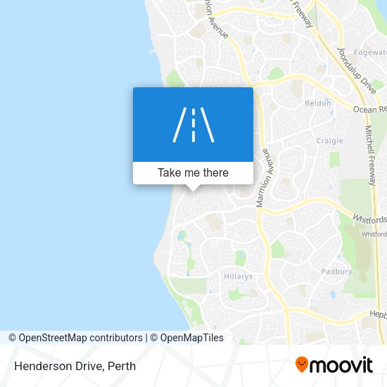 Henderson Drive map