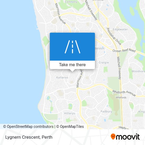 Lygnern Crescent map