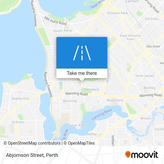 Abjornson Street map