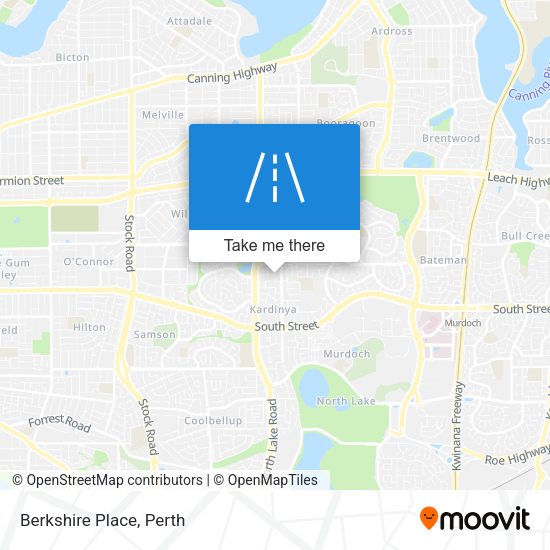 Berkshire Place map