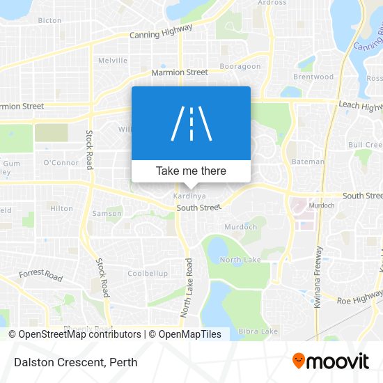 Dalston Crescent map