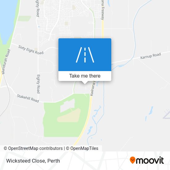 Wicksteed Close map