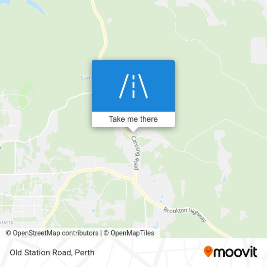 Old Station Road map