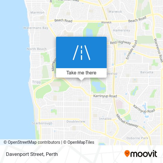 Davenport Street map