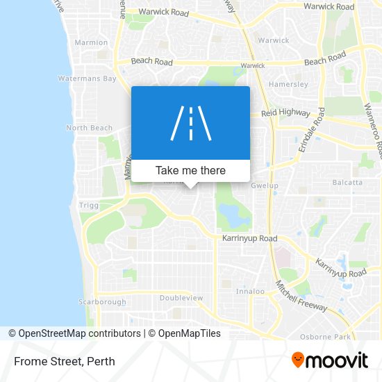 Frome Street map