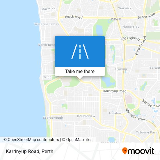 Karrinyup Road map