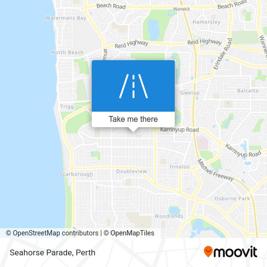 Seahorse Parade map