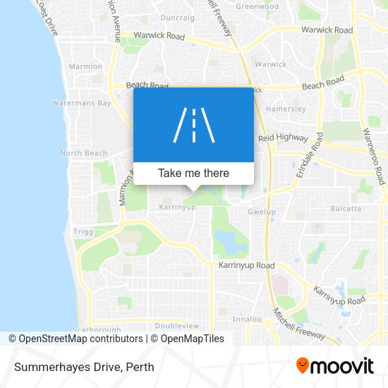 Summerhayes Drive map