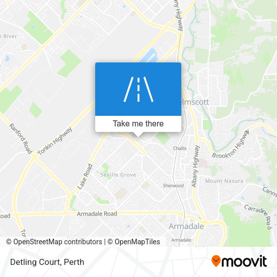 Detling Court map