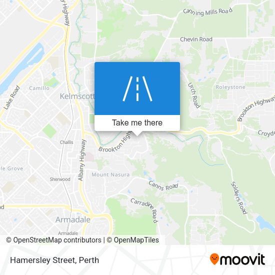 Hamersley Street map