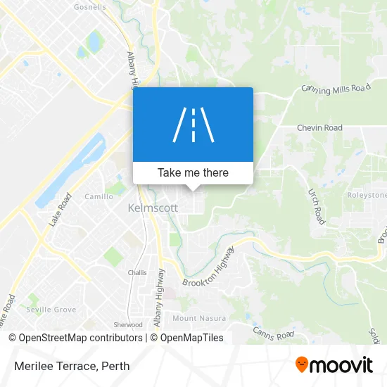 Mapa Merilee Terrace