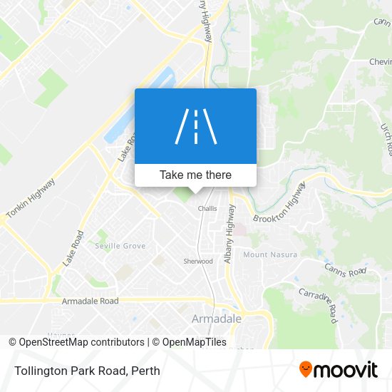 Tollington Park Road map