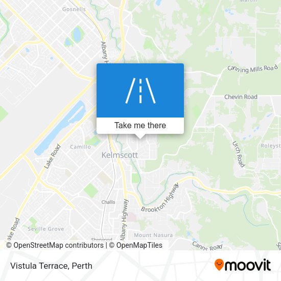 Vistula Terrace map