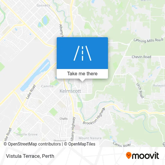 Mapa Vistula Terrace