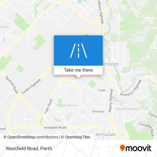 Westfield Road map