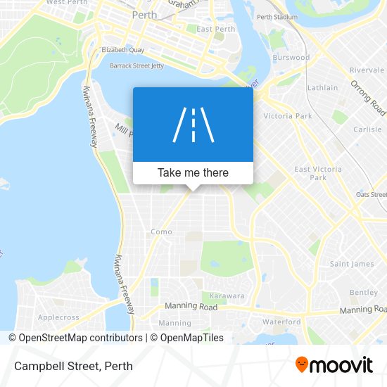 Campbell Street map