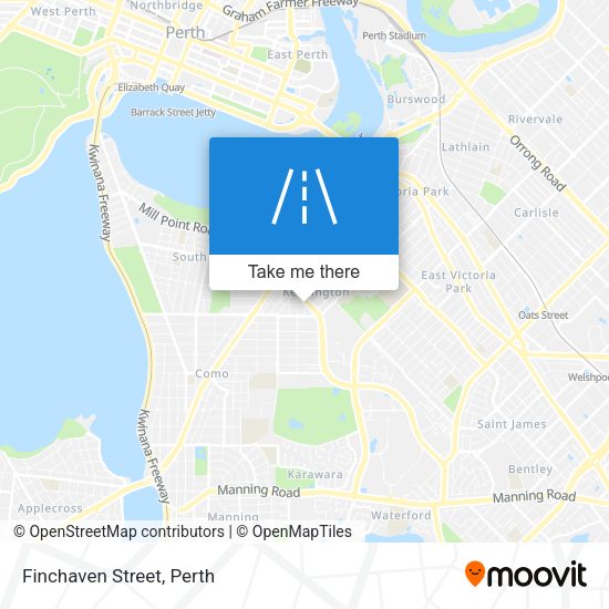 Finchaven Street map