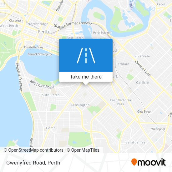 Gwenyfred Road map